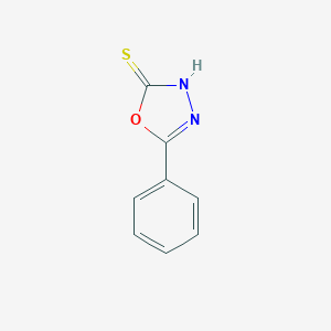 molecular formula C8H6N2OS B171674 5-苯基-1,3,4-噁二唑-2-硫醇 CAS No. 3004-42-0