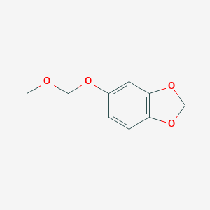 molecular formula C9H10O4 B171696 1,3-苯并二氧杂环，5-(甲氧甲氧基)- CAS No. 111726-43-3
