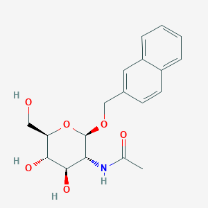 molecular formula C19H23NO6 B171722 2-萘甲基 2-乙酰氨基-2-脱氧-β-D-吡喃葡萄糖苷 CAS No. 197574-95-1