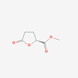 B171727 (R)-methyl 5-oxotetrahydrofuran-2-carboxylate CAS No. 19684-04-9
