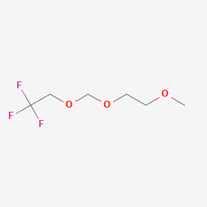 molecular formula C6H11F3O3 B171728 1,1,1-三氟-2-[(2-甲氧基乙氧基)甲氧基]乙烷 CAS No. 130156-55-7