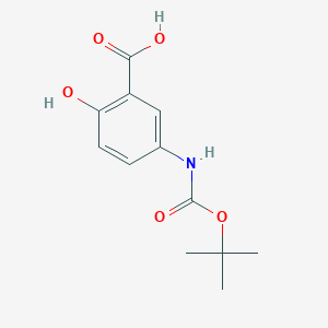 B017173 5-(N-tert-Butoxycarbonylamino)salicylic Acid CAS No. 135321-95-8