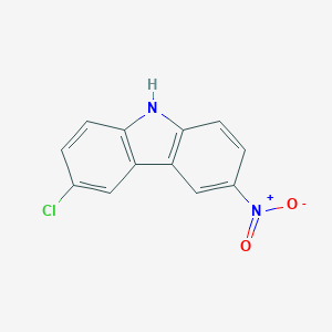 B171740 3-chloro-6-nitro-9H-carbazole CAS No. 17274-73-6