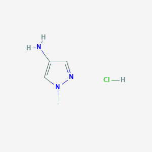B171768 1-methyl-1H-pyrazol-4-amine hydrochloride CAS No. 127107-23-7