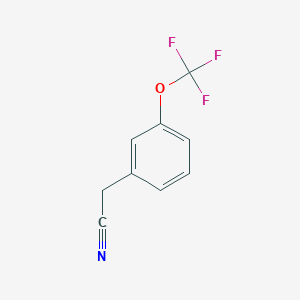 molecular formula C9H6F3NO B017178 3-(Trifluoromethoxy)phenylacetonitrile CAS No. 108307-56-8