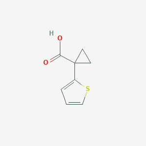molecular formula C8H8O2S B171781 1-(噻吩-2-基)环丙烷甲酸 CAS No. 162959-94-6