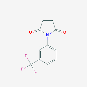 molecular formula C11H8F3NO2 B171784 1-[3-(三氟甲基)苯基]吡咯烷-2,5-二酮 CAS No. 15386-94-4