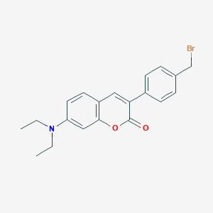 3-[4-(Bromomethyl)phenyl]-7-(diethylamino)coumarin