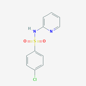molecular formula C11H9ClN2O2S B171796 4-氯-N-(吡啶-2-基)苯磺酰胺 CAS No. 1213-38-3