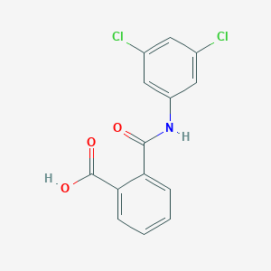 molecular formula C14H9Cl2NO3 B171797 2-[(3,5-二氯苯基)氨基甲酰基]苯甲酸 CAS No. 19368-25-3