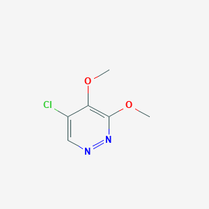 molecular formula C6H7ClN2O2 B171798 5-氯-3,4-二甲氧基吡啶嗪 CAS No. 111232-38-3