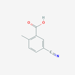 molecular formula C9H7NO2 B171804 5-氰基-2-甲基苯甲酸 CAS No. 1975-54-8