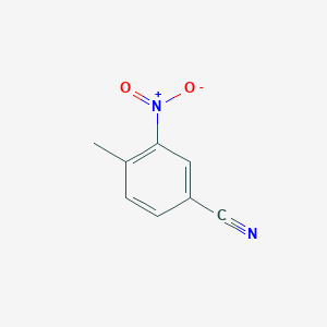 molecular formula C8H6N2O2 B017182 4-甲基-3-硝基苯甲腈 CAS No. 939-79-7
