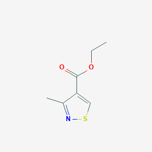 B171821 Ethyl 3-methylisothiazole-4-carboxylate CAS No. 15901-51-6
