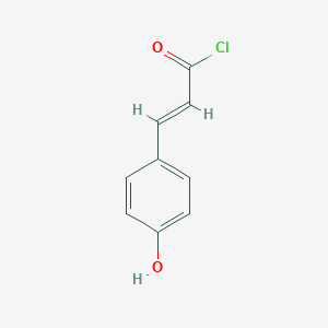 molecular formula C9H7ClO2 B171822 4-Hydroxycinnamic acid chloride CAS No. 108608-03-3