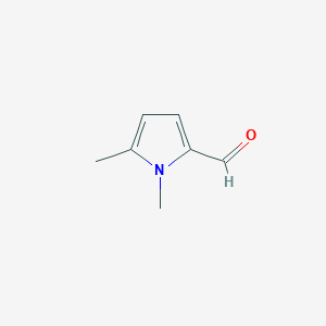 molecular formula C7H9NO B171826 1,5-dimethyl-1H-pyrrole-2-carbaldehyde CAS No. 1193-59-5