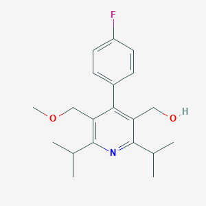 B017185 [4-(4-Fluorophenyl)-5-(methoxymethyl)-2,6-di(propan-2-yl)pyridin-3-yl]methanol CAS No. 124864-27-3