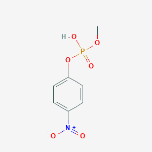 molecular formula C7H8NO6P B171851 甲基4-硝基苯磷酸酯 CAS No. 15930-83-3