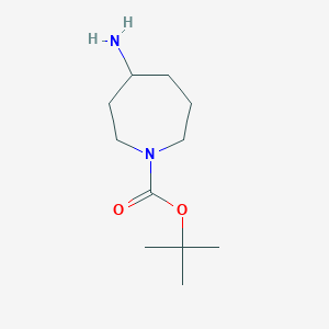 molecular formula C11H22N2O2 B171852 叔丁基4-氨基氮杂环己烷-1-羧酸酯 CAS No. 196613-57-7