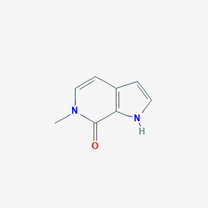 molecular formula C8H8N2O B171861 6-methyl-1,6-dihydro-7H-pyrrolo[2,3-c]pyridin-7-one CAS No. 116212-46-5
