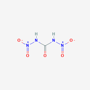 molecular formula CH2N4O5 B171865 脲, N,N'-二硝基- CAS No. 176501-96-5