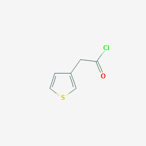 molecular formula C6H5ClOS B171876 3-Thiopheneacetyl chloride CAS No. 13781-65-2