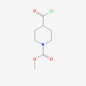 4-(Chlorocarbonyl)-1-piperidinecarboxylic acid methyl ester