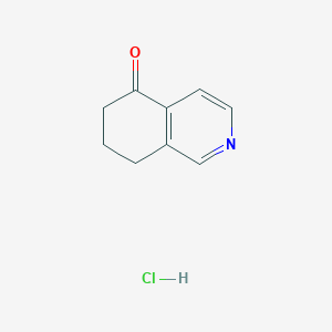 molecular formula C9H10ClNO B171889 7,8-Dihydroisoquinolin-5(6H)-one hydrochloride CAS No. 103441-65-2