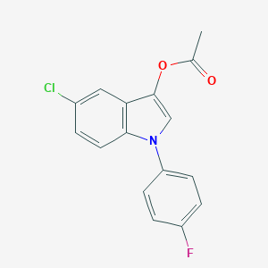 5-Chloro-1-(4-fluorophenyl)-1H-indol-3-yl acetate