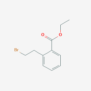 molecular formula C11H13BrO2 B171905 Ethyl 2-(2-Bromoethyl)benzoate CAS No. 179994-91-3