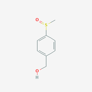 molecular formula C8H10O2S B171913 Benzenemethanol, 4-(methylsulfinyl)- CAS No. 106732-70-1