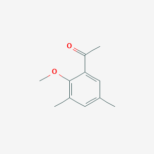 molecular formula C11H14O2 B171915 3,5-Dimethyl-2-methoxyacetophenone CAS No. 147623-18-5