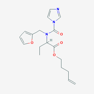 molecular formula C18H23N3O4 B017192 培福拉唑酸 CAS No. 101903-30-4