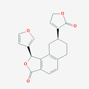 molecular formula C20H16O5 B171936 Tilifodiolide CAS No. 126724-95-6