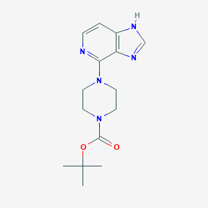 molecular formula C15H21N5O2 B171940 tert-butyl 4-(3H-imidazo[4,5-c]pyridin-4-yl)piperazine-1-carboxylate CAS No. 121370-68-1