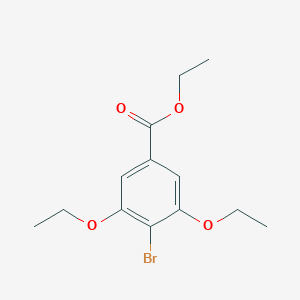 molecular formula C13H17BrO4 B171964 4-bromo-3,5-diéthoxybenzoate d'éthyle CAS No. 149517-92-0