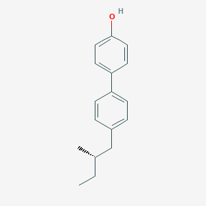 molecular formula C17H20O B171967 4-[4-[(2S)-2-Methylbutyl]phenyl]phenol CAS No. 112231-66-0