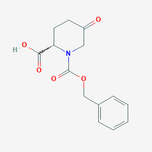 (2S)-5-oxo-1-phenylmethoxycarbonylpiperidine-2-carboxylic acid