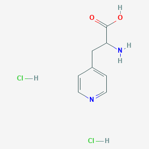 molecular formula C8H12Cl2N2O2 B171979 2-氨基-3-(吡啶-4-基)丙酸二盐酸盐 CAS No. 139178-88-4