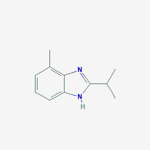 molecular formula C11H14N2 B171980 2-isopropyl-4-methyl-1H-benzo[d]imidazole CAS No. 199594-47-3