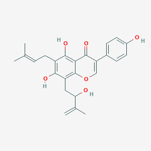 molecular formula C25H26O6 B172019 erysenegalensein E CAS No. 154992-17-3