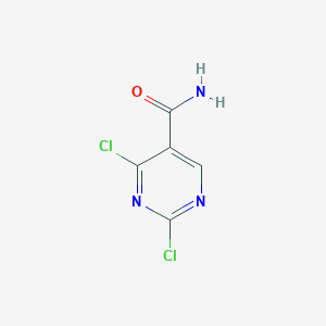 molecular formula C5H3Cl2N3O B172022 2,4-Dichloropyrimidine-5-carboxamide CAS No. 1240390-28-6