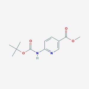 molecular formula C12H16N2O4 B172080 6-((叔丁氧羰基)氨基)烟酸甲酯 CAS No. 144186-11-8