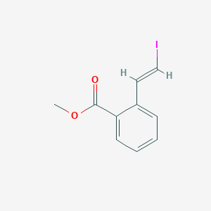 molecular formula C10H9IO2 B172091 (E)-Methyl 2-(2-iodovinyl)benzoate CAS No. 1287212-33-2