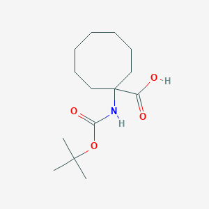 1-[(2-methylpropan-2-yl)oxycarbonylamino]cyclooctane-1-carboxylic Acid