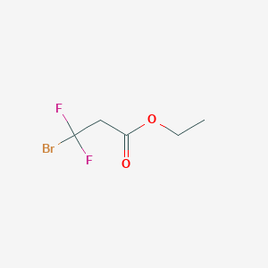 molecular formula C5H7BrF2O2 B172106 3-溴-3,3-二氟丙酸乙酯 CAS No. 105836-29-1