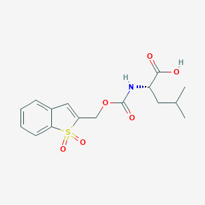molecular formula C16H19NO6S B172115 N-Bsmoc-L-leucine CAS No. 197245-21-9