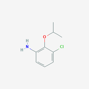 molecular formula C9H12ClNO B172137 3-氯-2-异丙氧基苯胺 CAS No. 130566-34-6