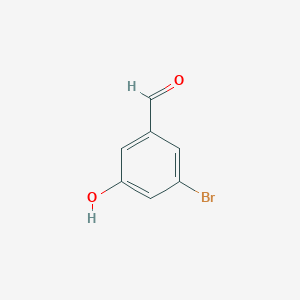 molecular formula C7H5BrO2 B172141 3-溴-5-羟基苯甲醛 CAS No. 199177-26-9