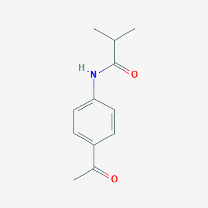 B172158 N-(4-acetylphenyl)-2-methylpropanamide CAS No. 128184-26-9